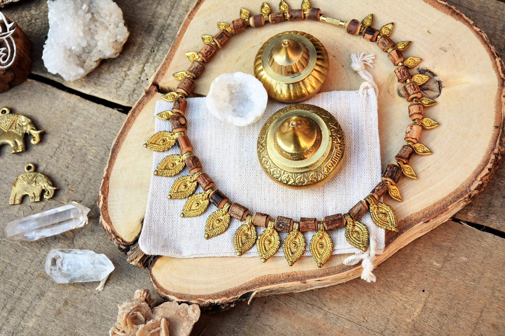 Tulsi necklace | Tulasi necklace | tribal necklace | spiritual necklace