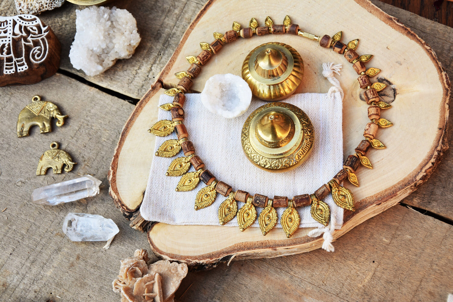 Tulsi necklace | Tulasi necklace | tribal necklace | spiritual necklace