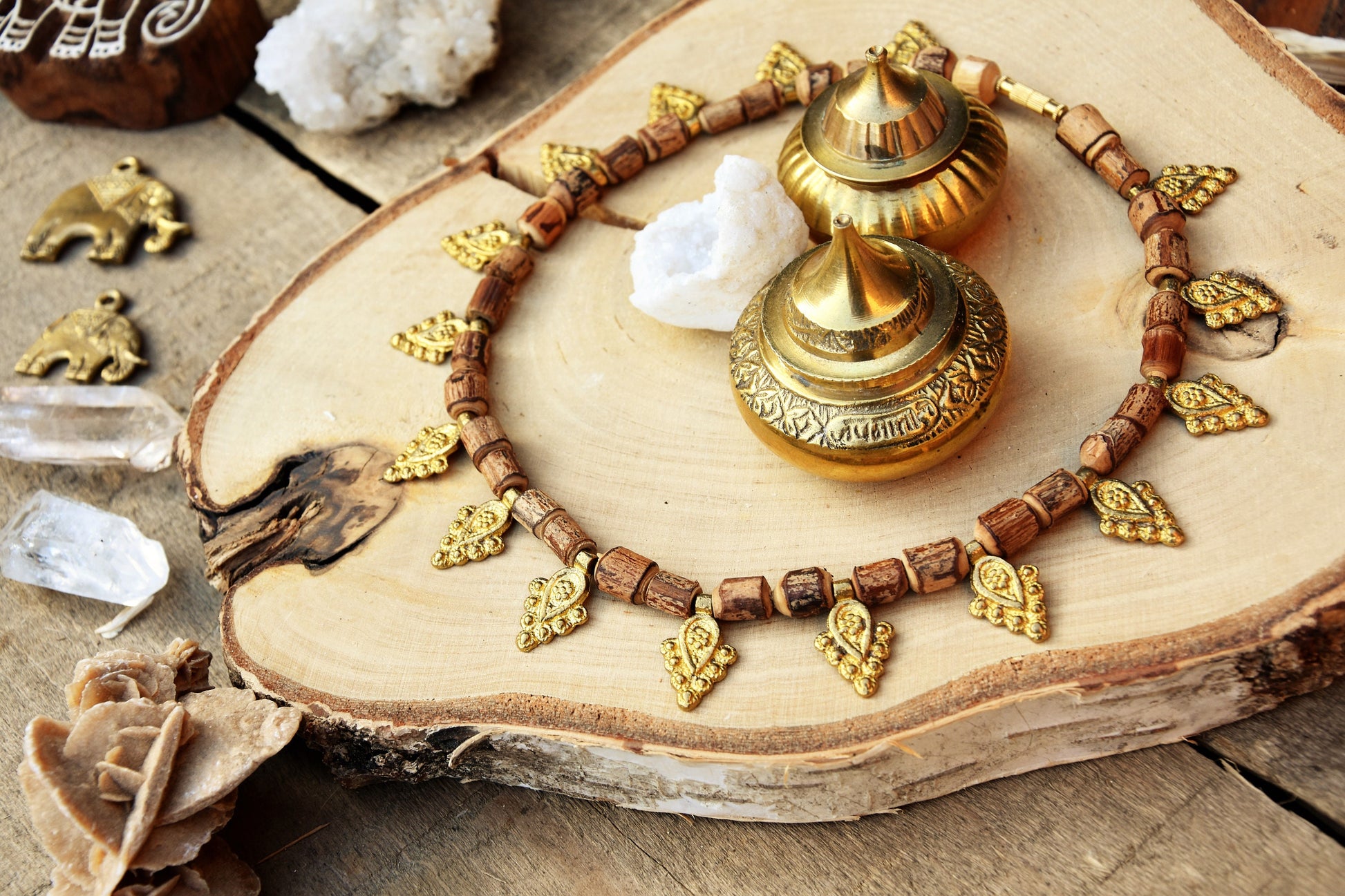 Tulsi necklace | Tulasi necklace | tribal necklace | spiritual necklace