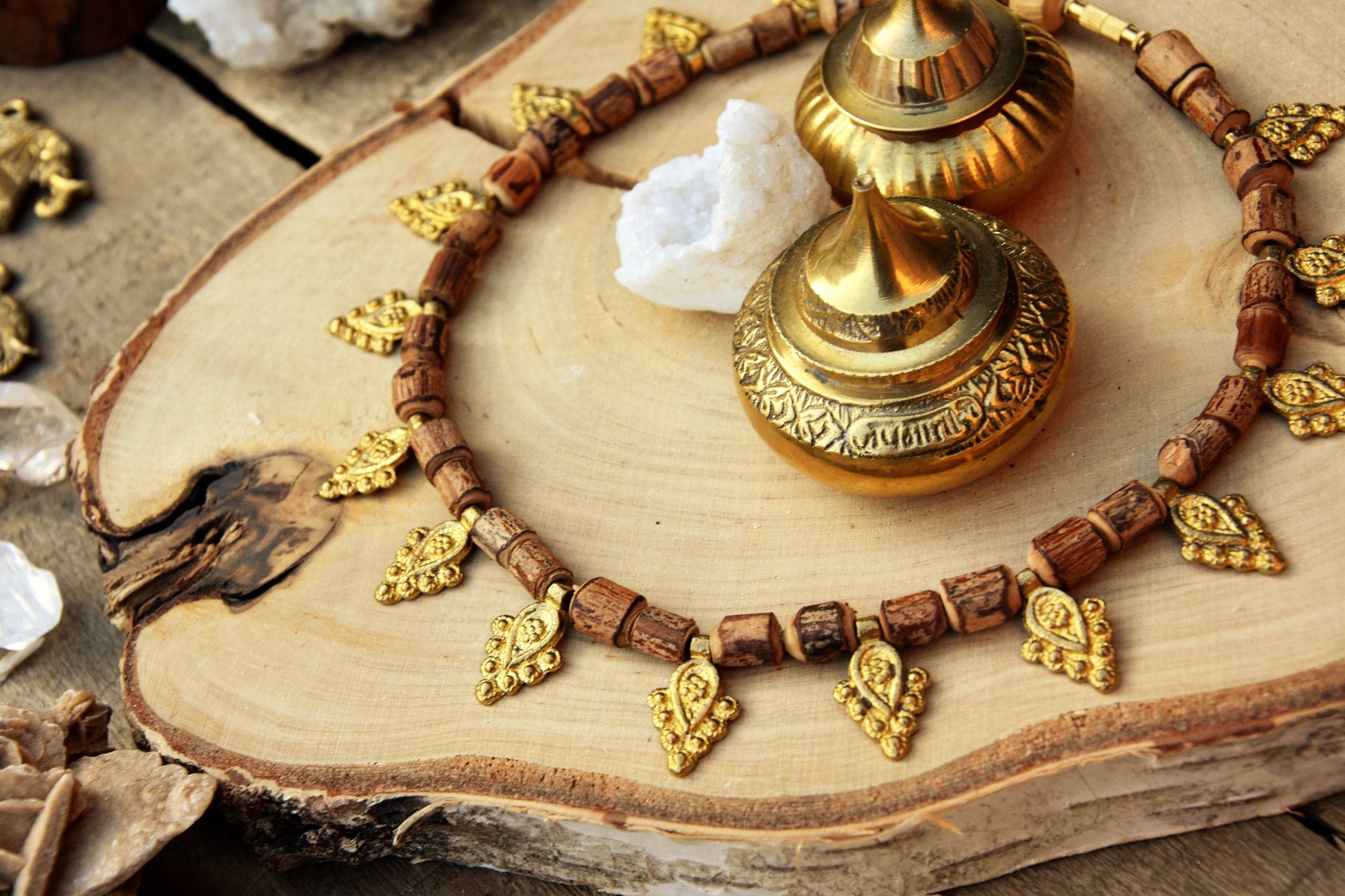 Tulsi necklace | Tulasi necklace | tribal necklace | spiritual necklace