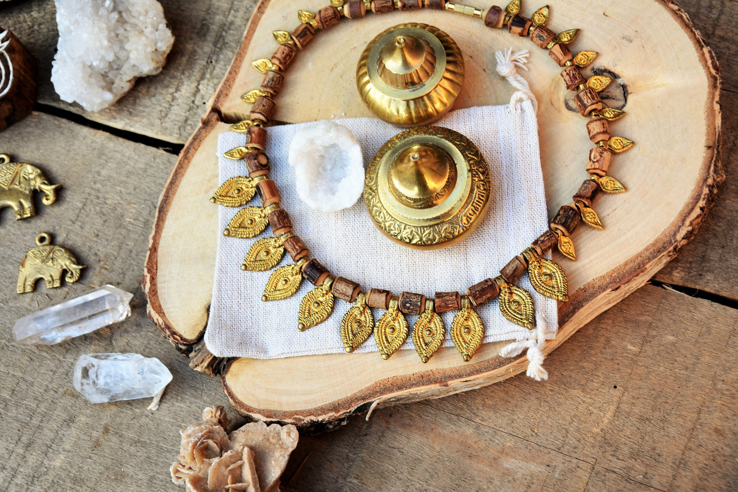 Tulsi necklace | Tulasi necklace | tribal necklace | spiritual necklace