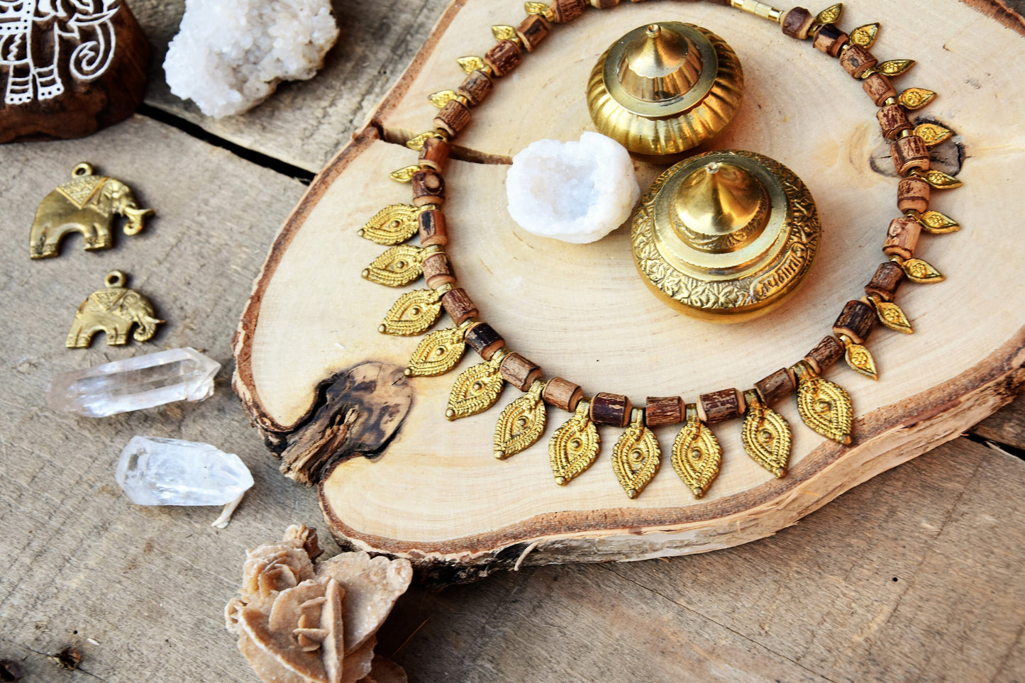 Tulsi necklace | Tulasi necklace | tribal necklace | spiritual necklace