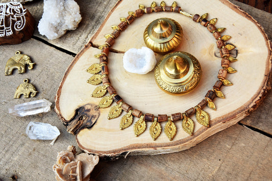 Tulsi necklace | Tulasi necklace | tribal necklace | spiritual necklace