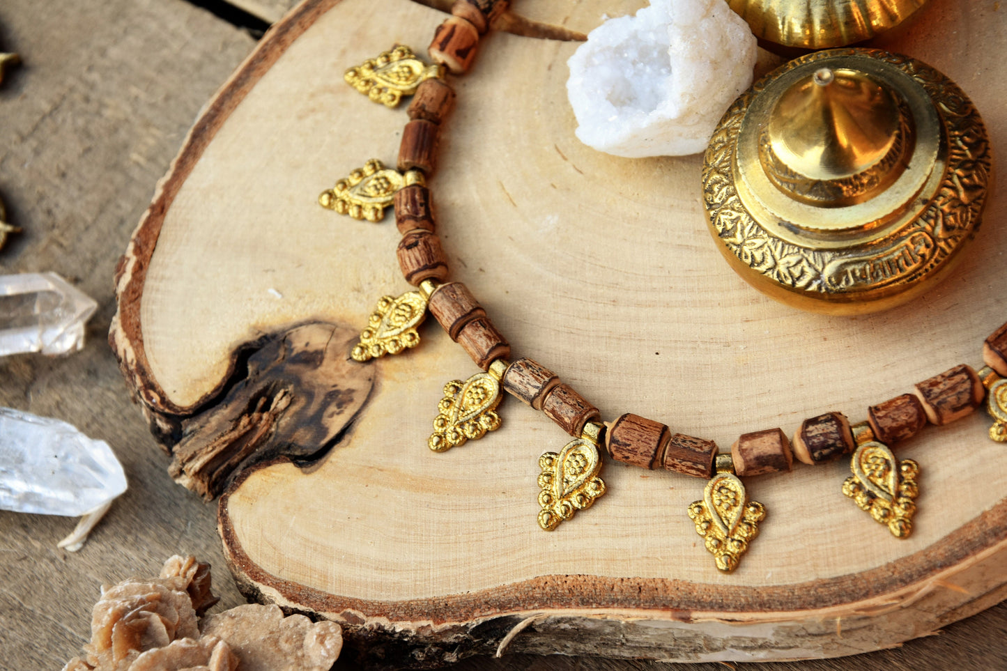 Tulsi necklace | Tulasi necklace | tribal necklace | spiritual necklace