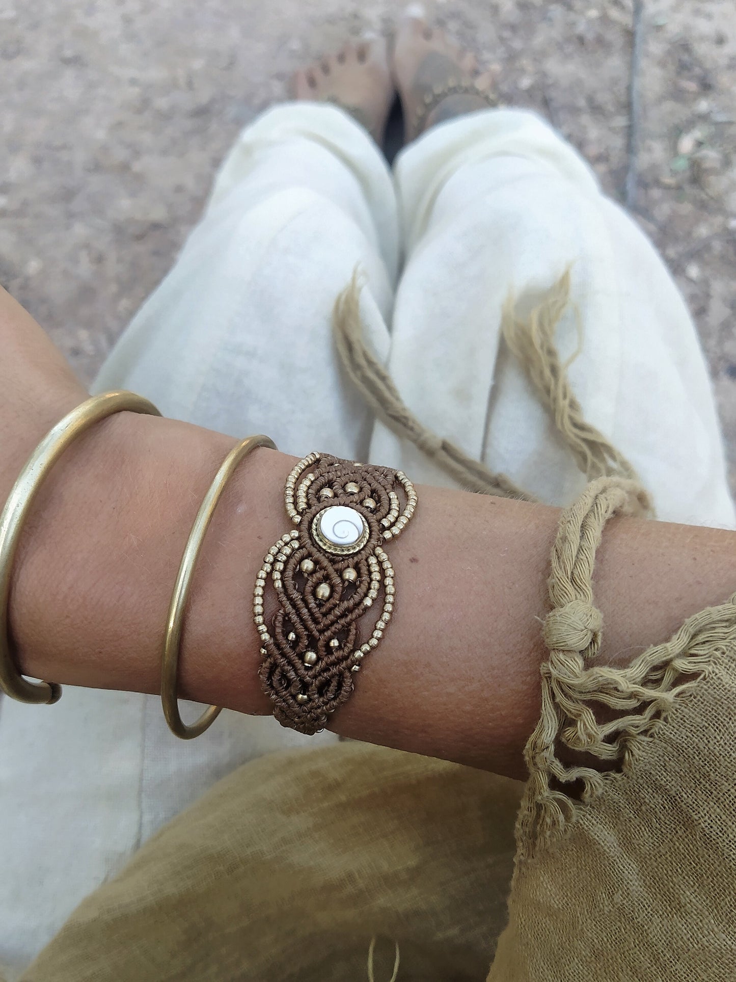 Shiva Eye bracelet | boho macrame bracelet | tribal bracelet | Bohemian bracelet