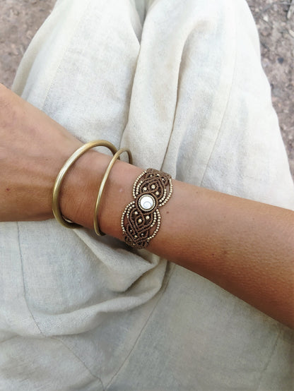 Shiva Eye bracelet | boho macrame bracelet | tribal bracelet | Bohemian bracelet