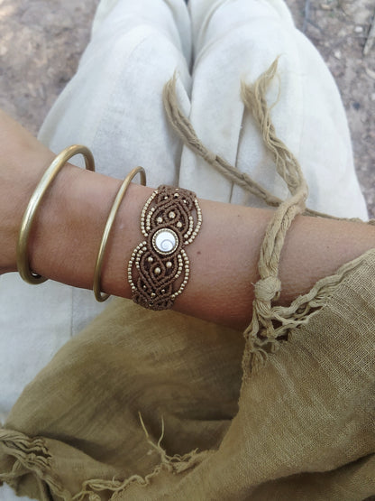 Shiva Eye bracelet | boho macrame bracelet | tribal bracelet | Bohemian bracelet