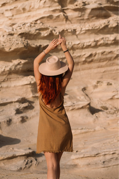 brown-backless-bohemian-mini-dress-with-spagetthi-straps